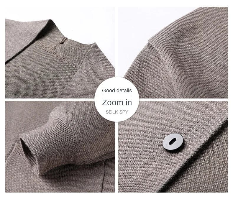 EP | Pull-over cardigan en maille de luxe