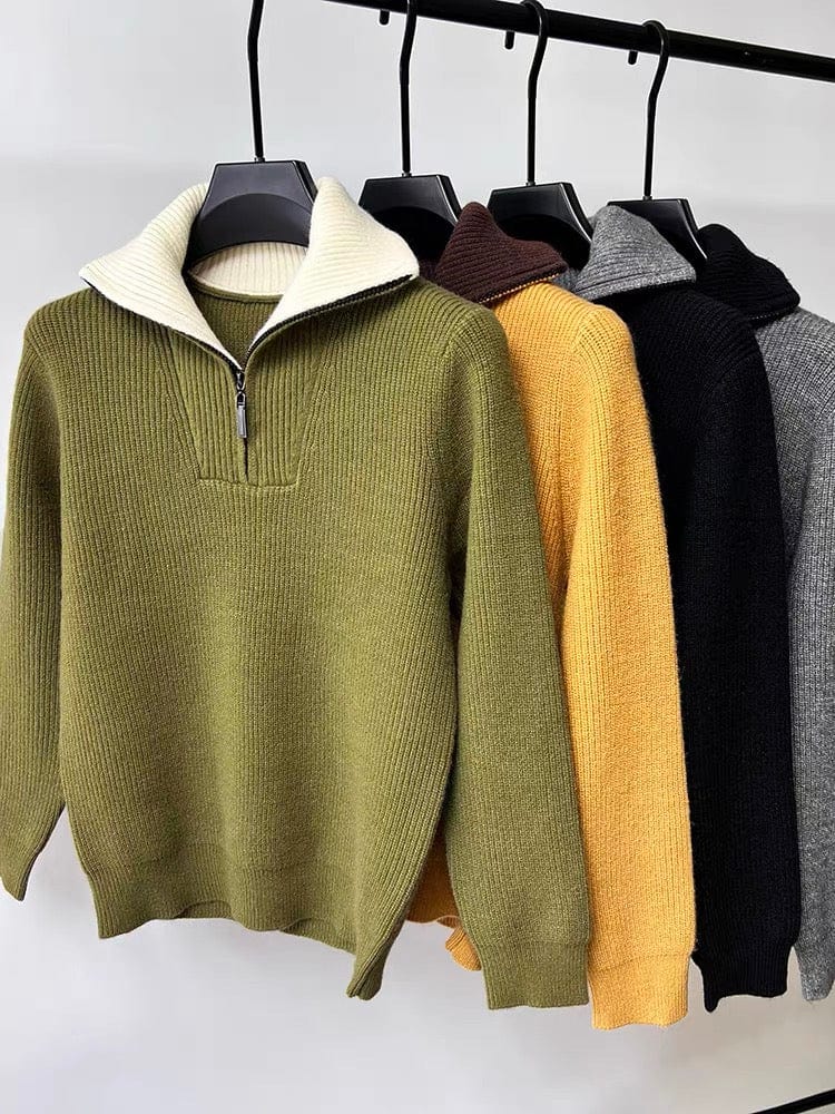 EP | Pull à col mi-zip