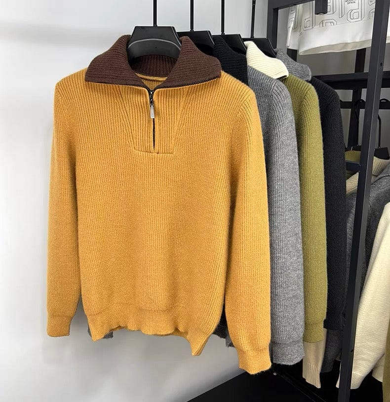 EP | Pull à col mi-zip
