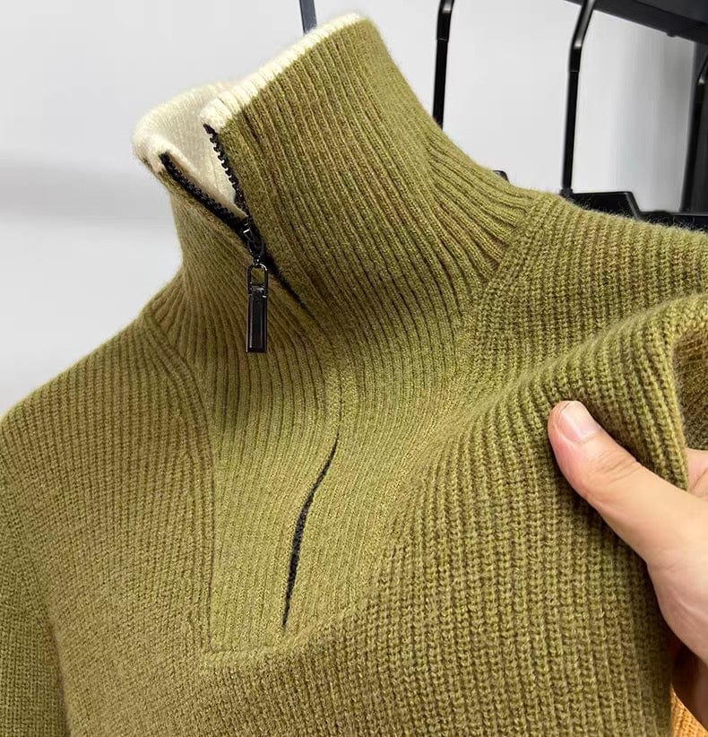 EP | Pull à col mi-zip