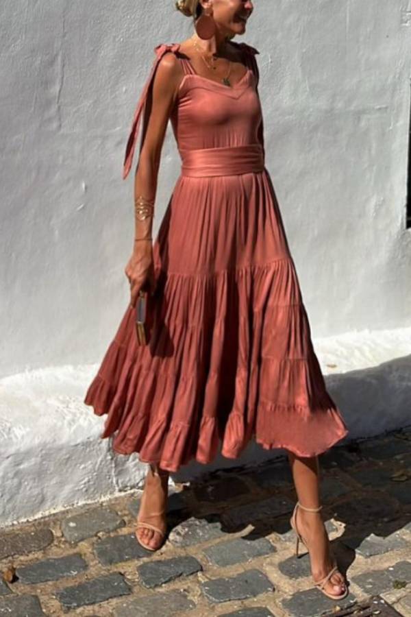 EP | Robe midi en carreaux Rocio