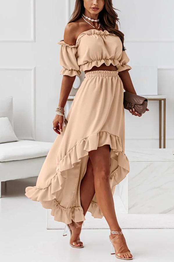 EP | Combinaison robe midi sans épaules