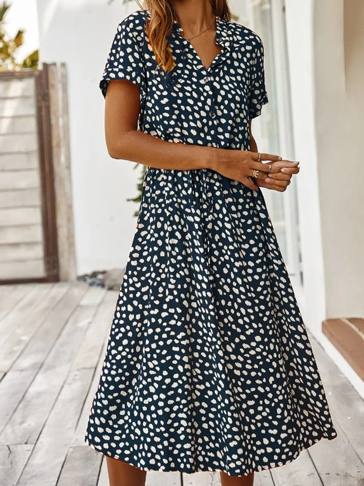 EP | robe midi ample pour femme avec ceinture