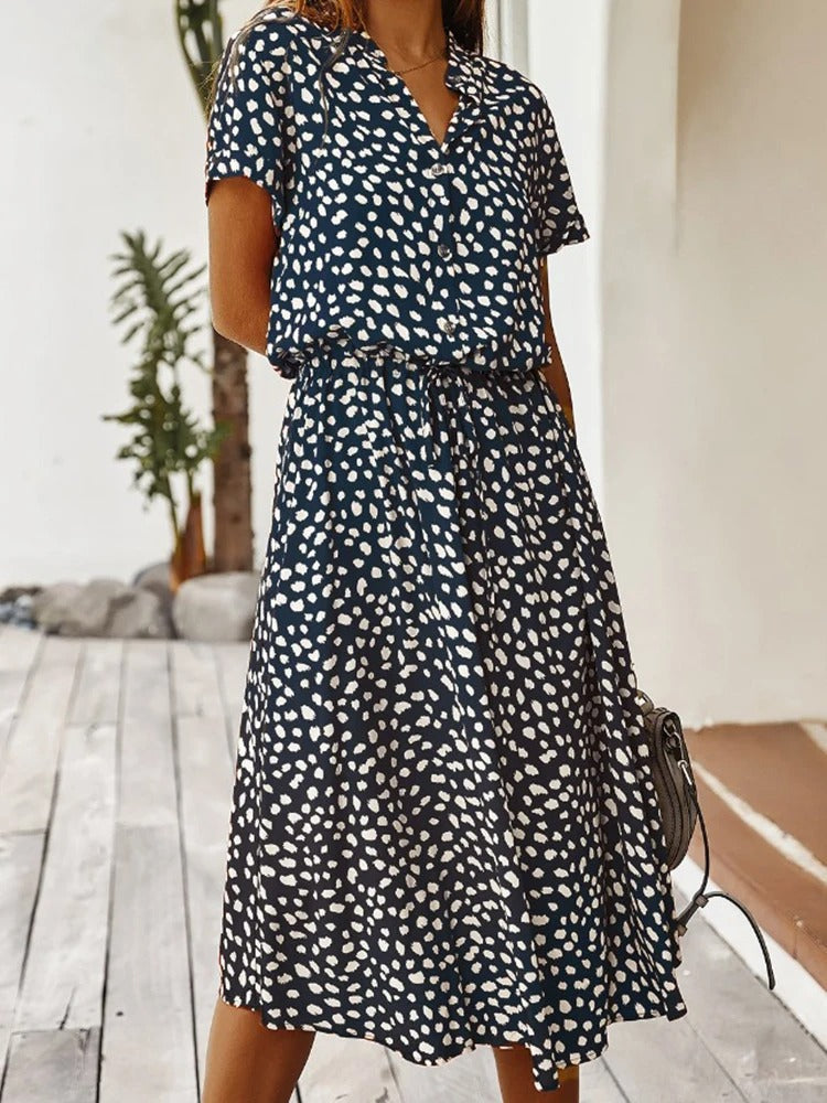 EP | robe midi ample pour femme avec ceinture