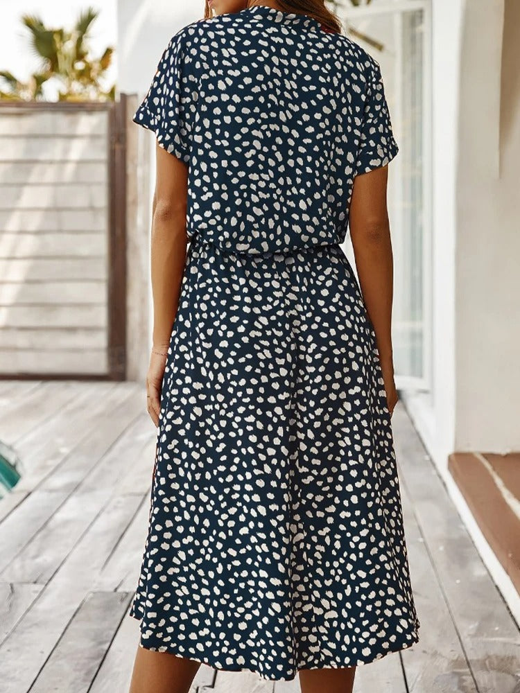 EP | robe midi ample pour femme avec ceinture