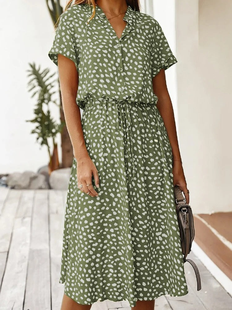 EP | robe midi ample pour femme avec ceinture