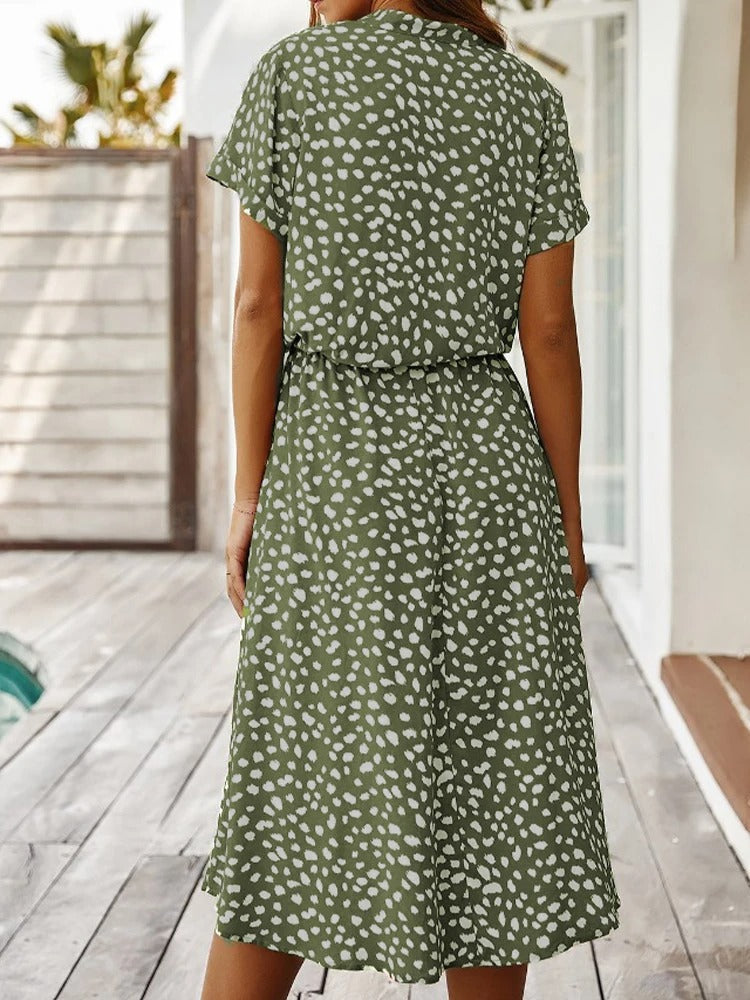 EP | robe midi ample pour femme avec ceinture