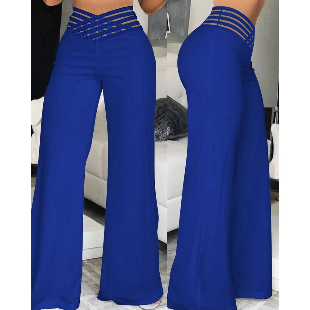 EP | Pantalon de frappe en élasthanne avec ceinture croisée
