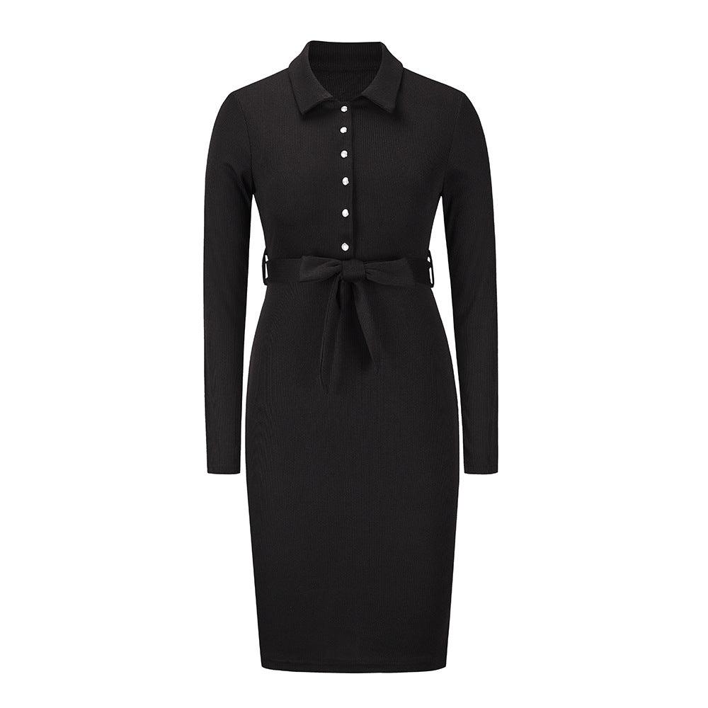 EP | Robe mi-longue en tricot-pull