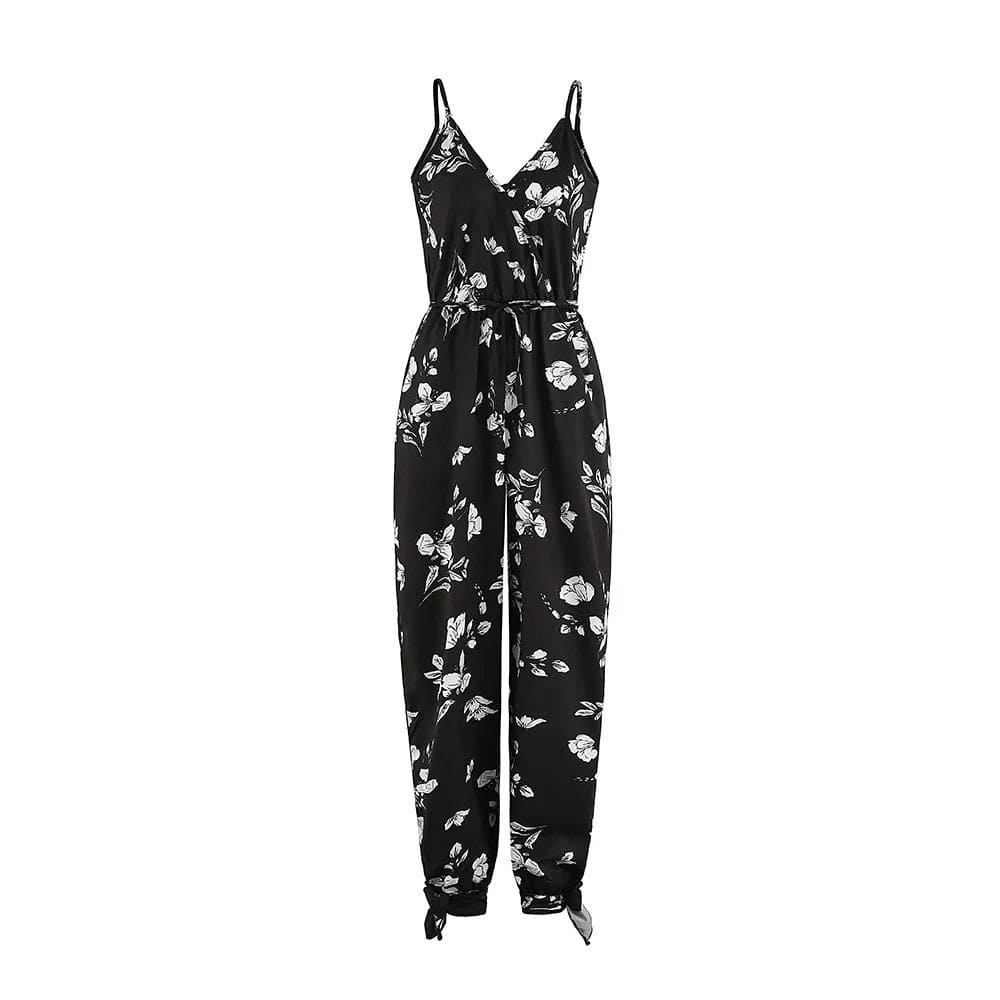 EP | Jumpsuit à fleurs et taille haute