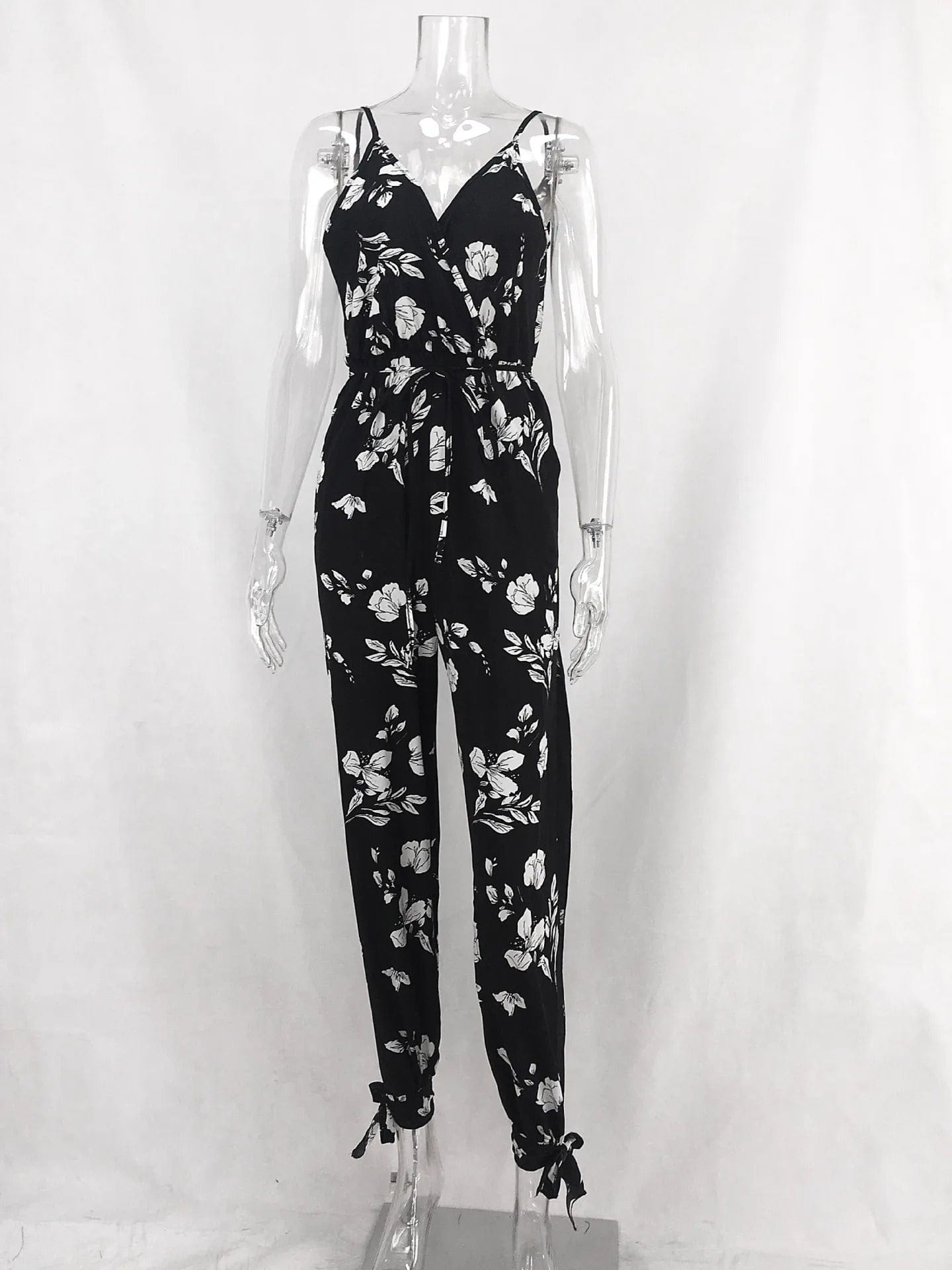 EP | Jumpsuit à fleurs et taille haute