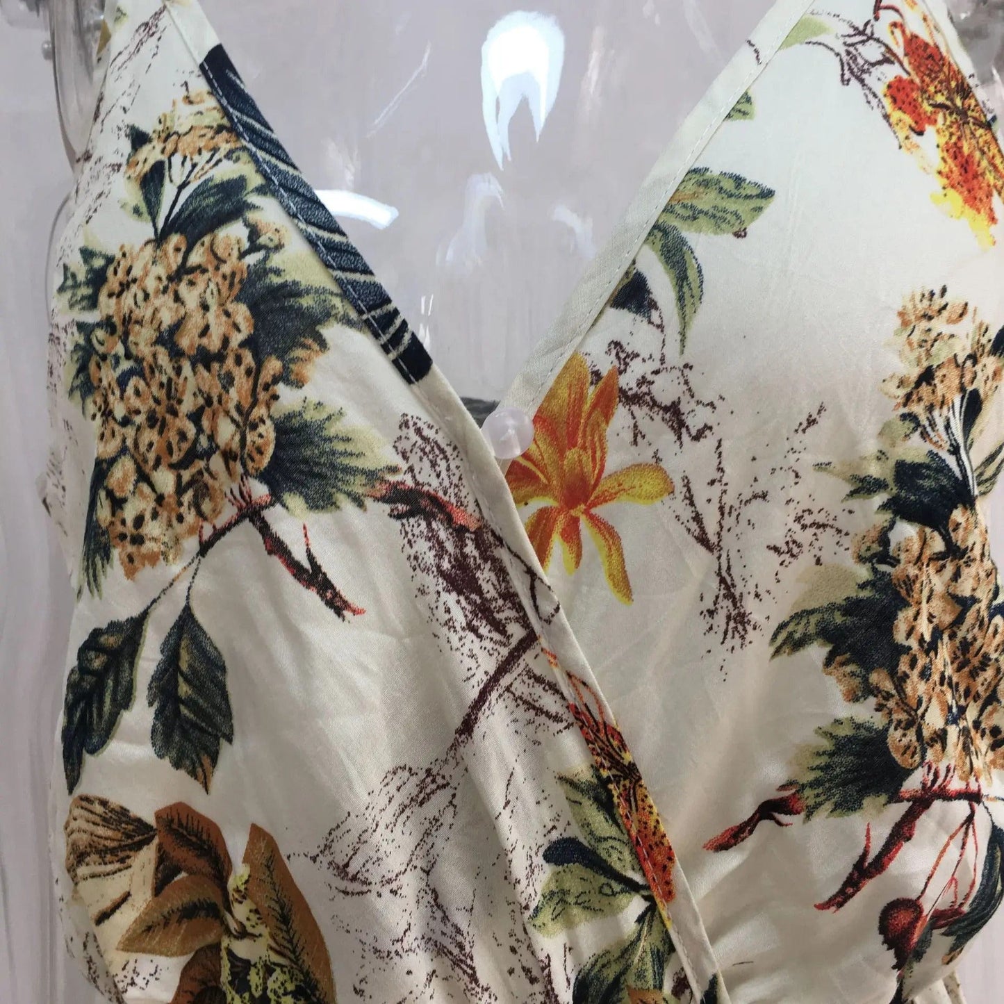 EP | Jumpsuit à fleurs et taille haute