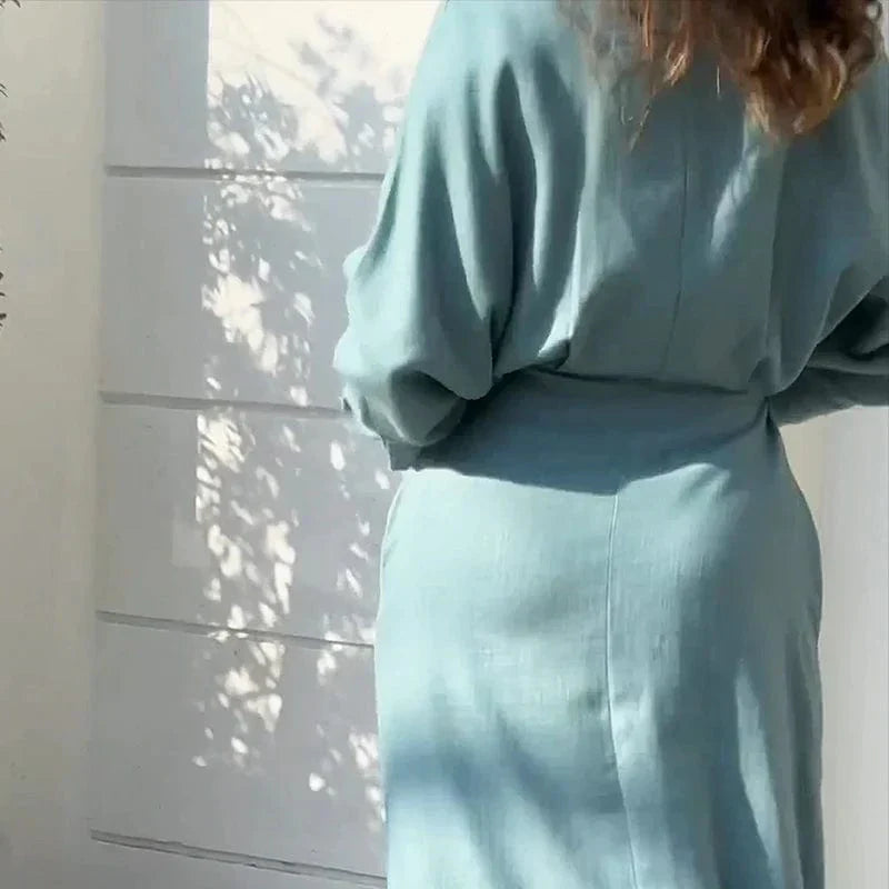 EP | Robe midi avec poches latérales