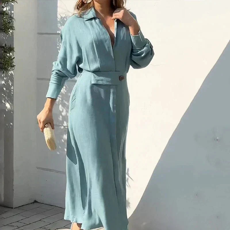 EP | Robe midi avec poches latérales