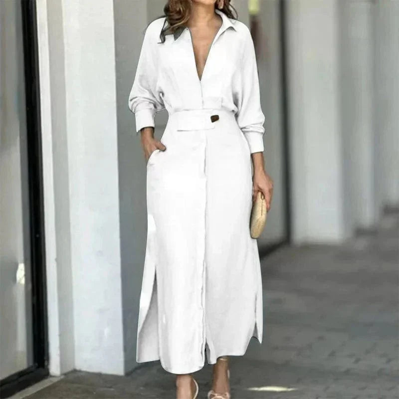 EP | Robe midi avec poches latérales