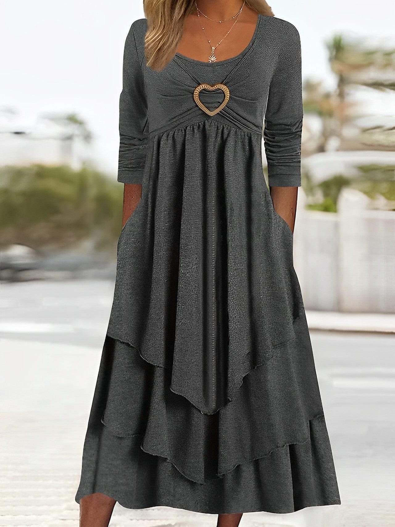 EP | Robe d'été en forme de cœur stylée
