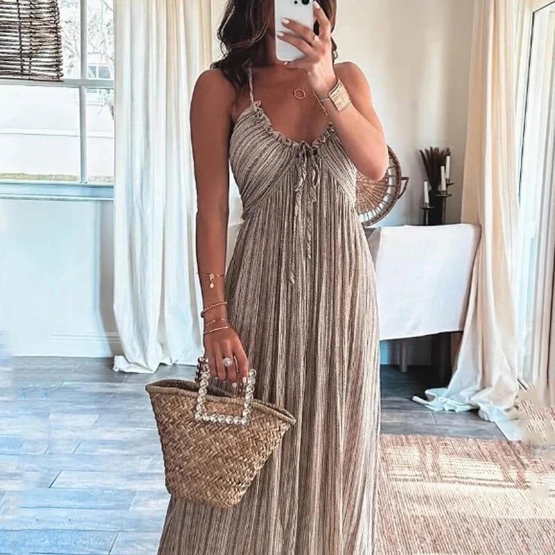 EP | Robe d'été marron
