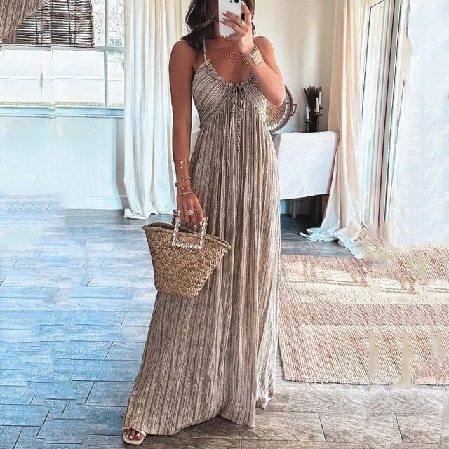 EP | Robe d'été marron