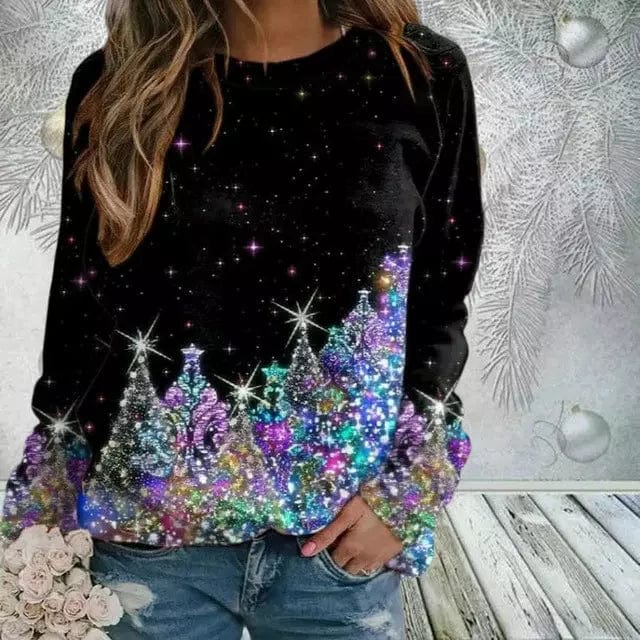 EP | Bling Sapin de Noël Pullover