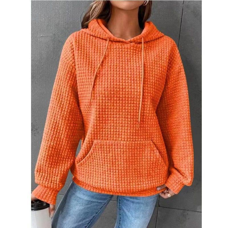 Women's Loose Casual Solid Color Long-sleeved Sweater-7
