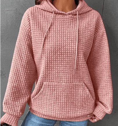 Women's Loose Casual Solid Color Long-sleeved Sweater-Green-11