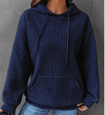 Women's Loose Casual Solid Color Long-sleeved Sweater-Yellow-12