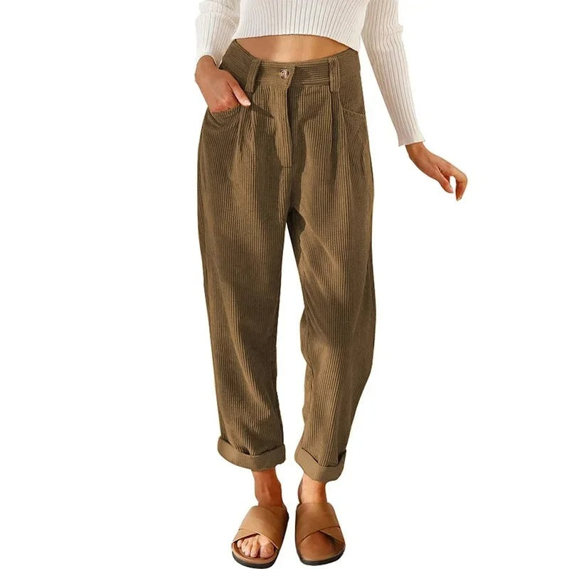 EP | Pantalon taille haute et jambes larges