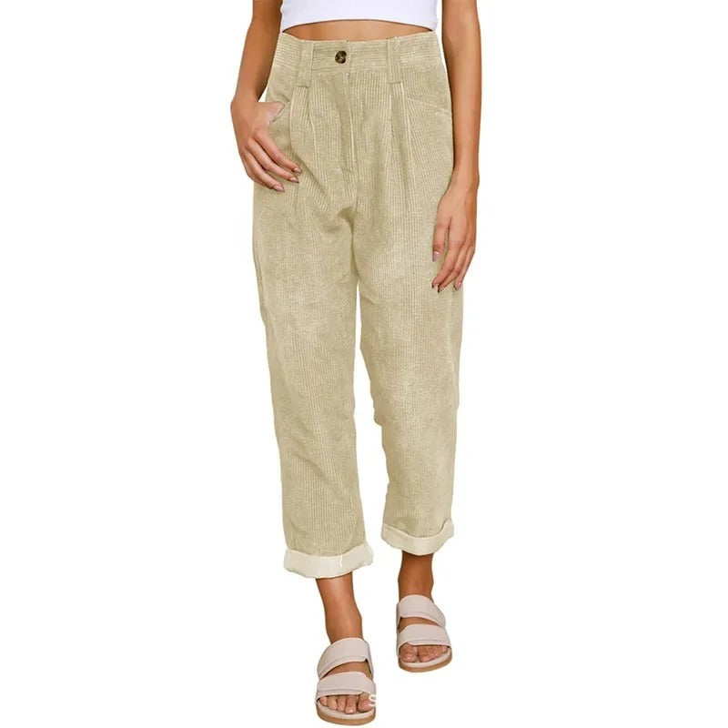 EP | Pantalon taille haute et jambes larges