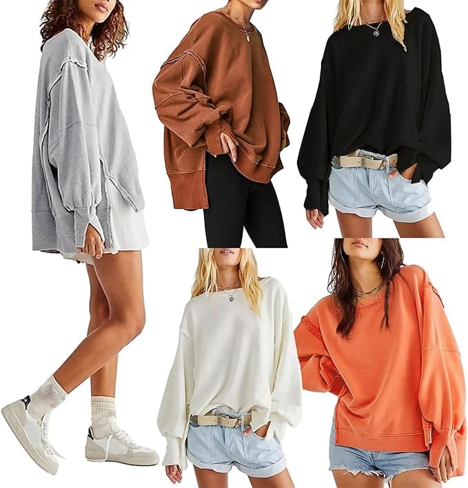 EP | Sweat-shirts décontractés surdimensionnés