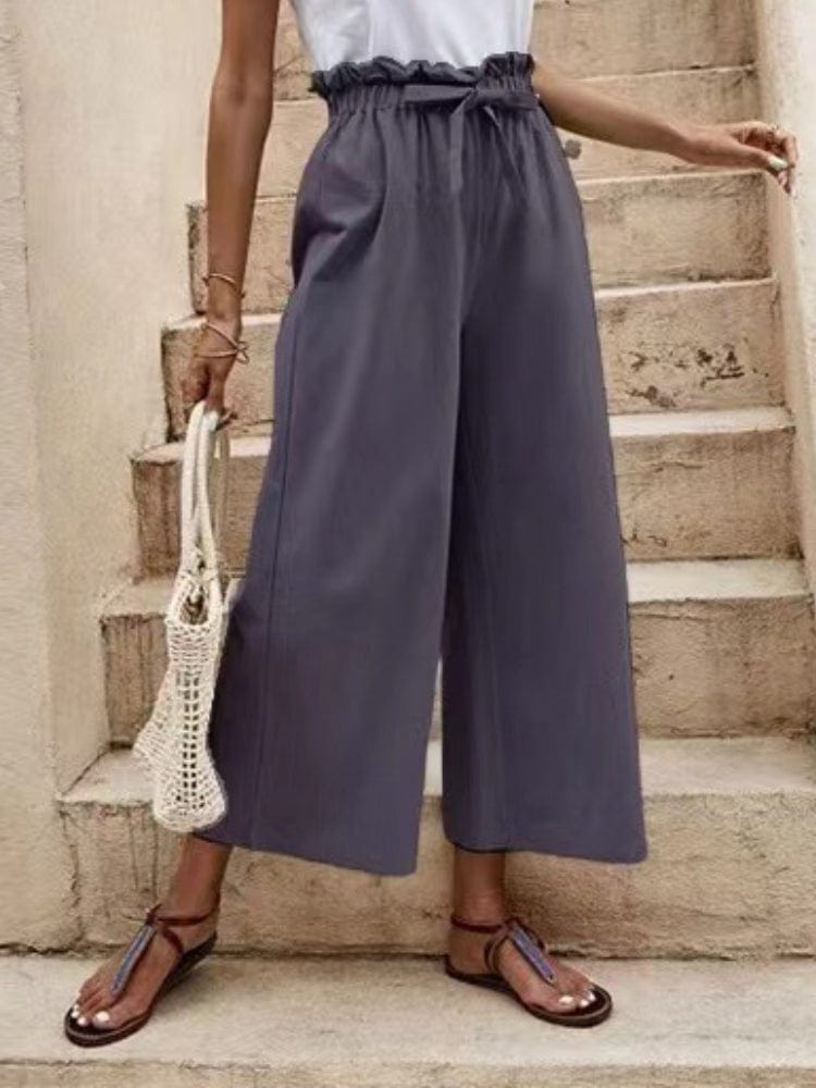 EP | Pantalon à la mode avec taille élastique
