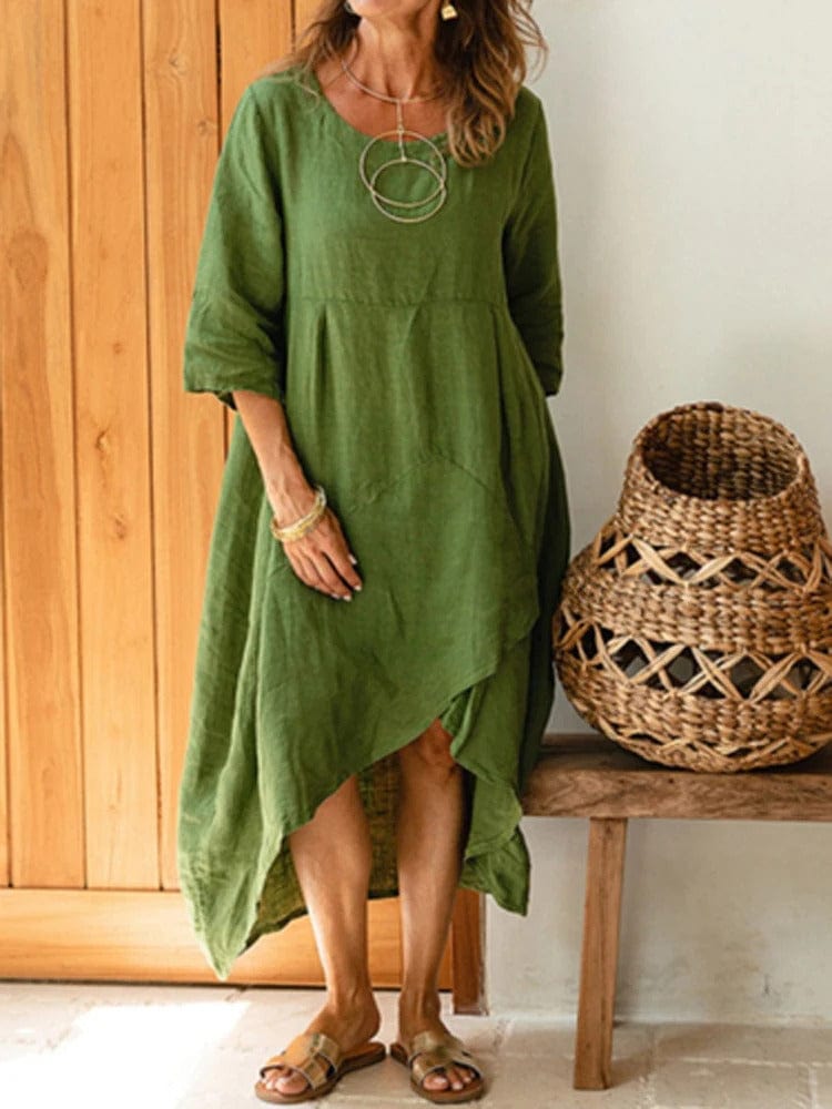 EP | Vintage Robe midi décontractée