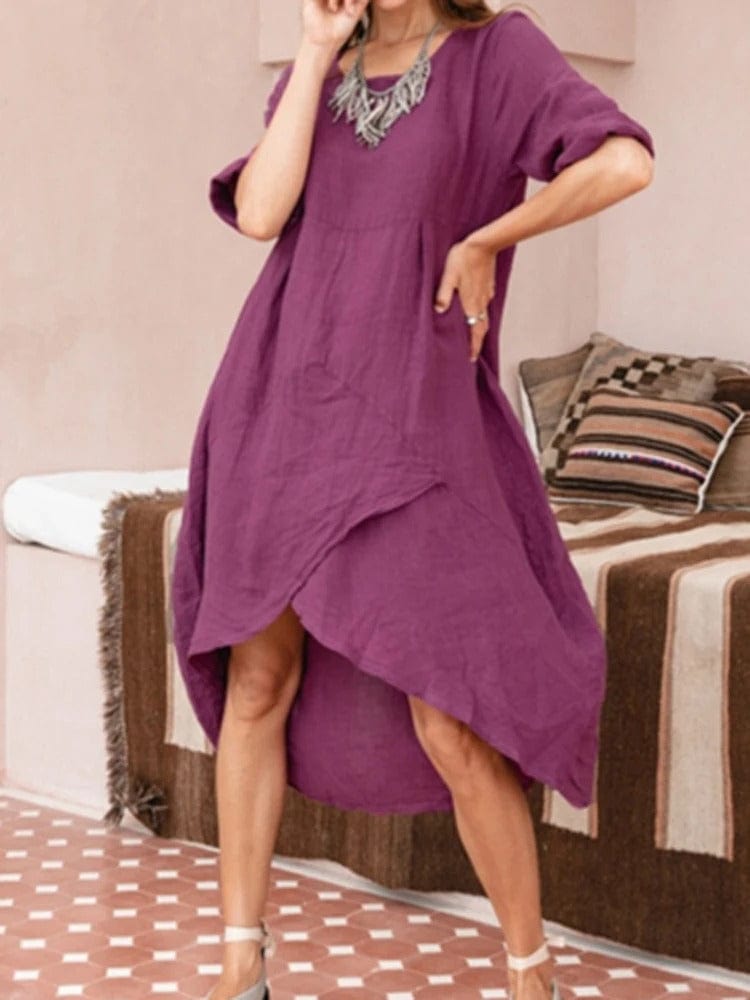 EP | Vintage Robe midi décontractée