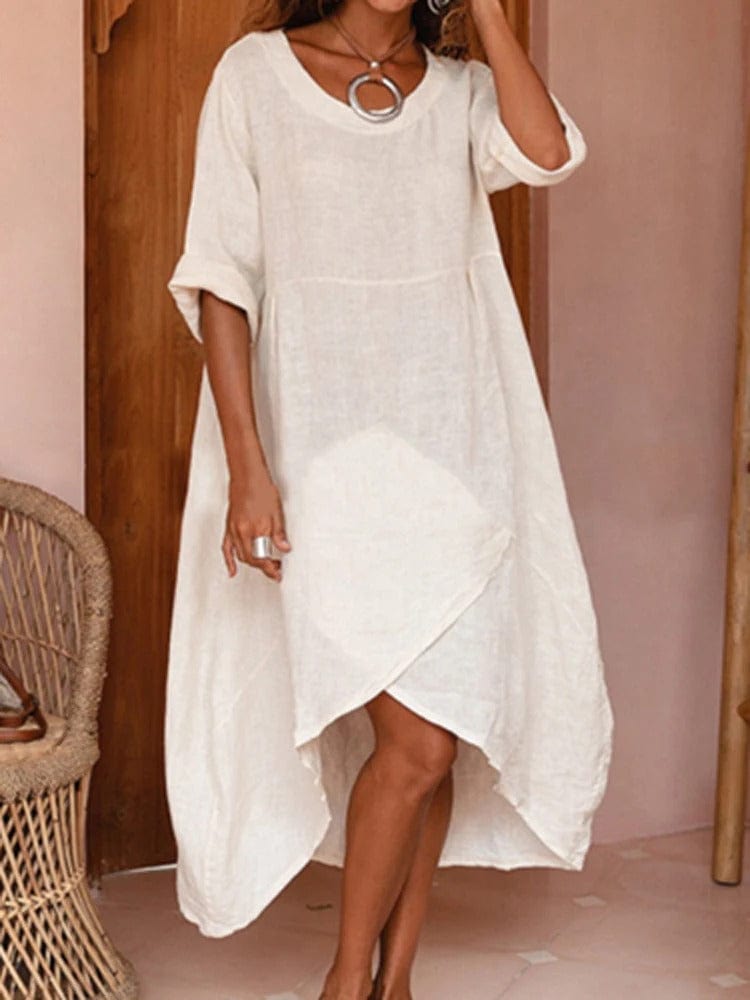 EP | Vintage Robe midi décontractée