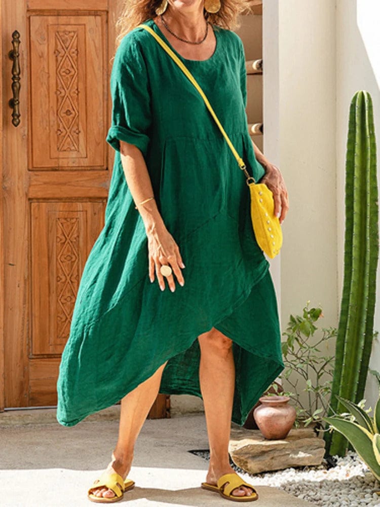 EP | Vintage Robe midi décontractée