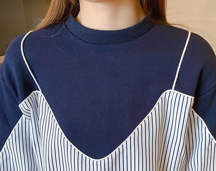 EP | Sweatshirts avec un imprimé rayé à la mode