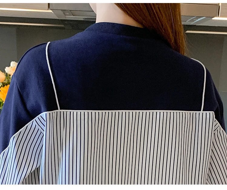 EP | Sweatshirts avec un imprimé rayé à la mode
