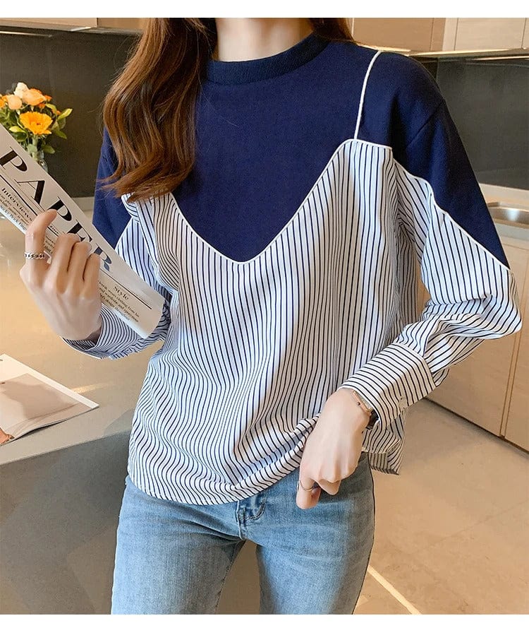 EP | Sweatshirts avec un imprimé rayé à la mode