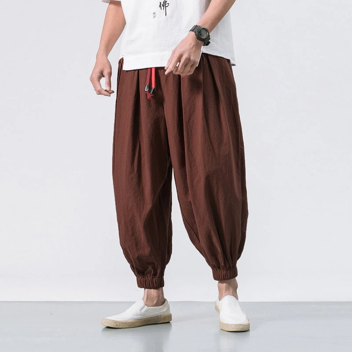 EP | Pantalon unisexe en velours côtelé avec coupe décontractée