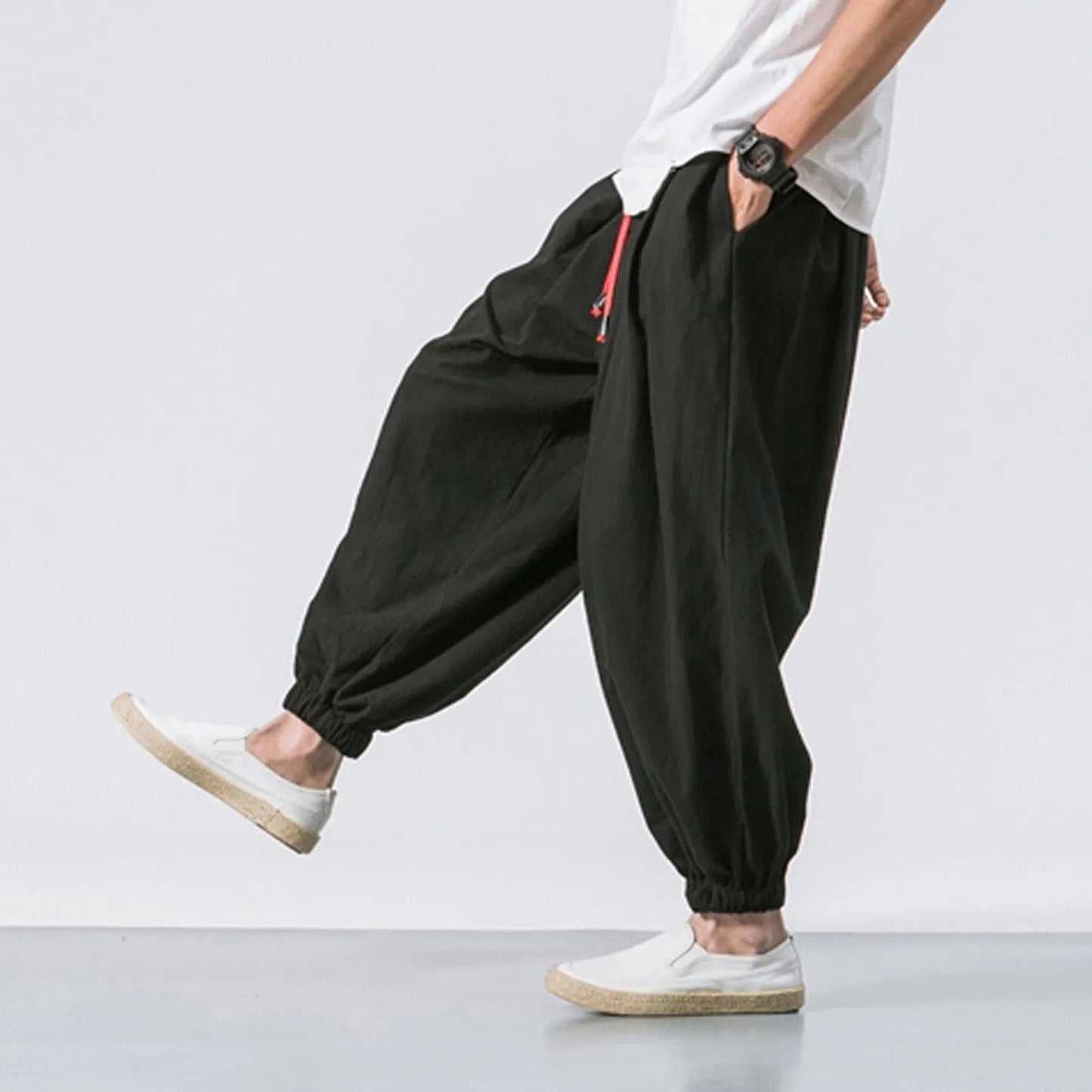 EP | Pantalon unisexe en velours côtelé avec coupe décontractée