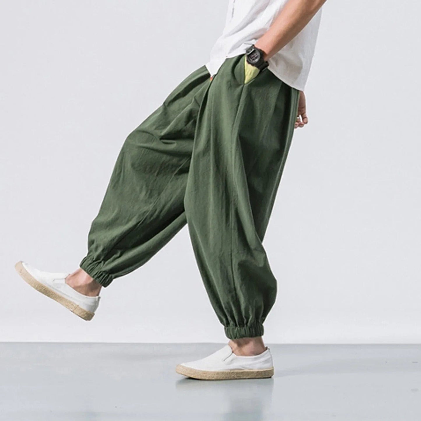 EP | Pantalon unisexe en velours côtelé avec coupe décontractée