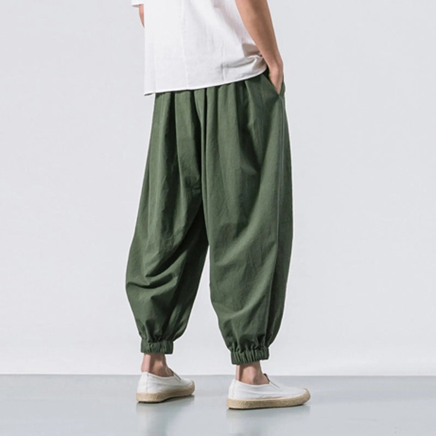 EP | Pantalon unisexe en velours côtelé avec coupe décontractée