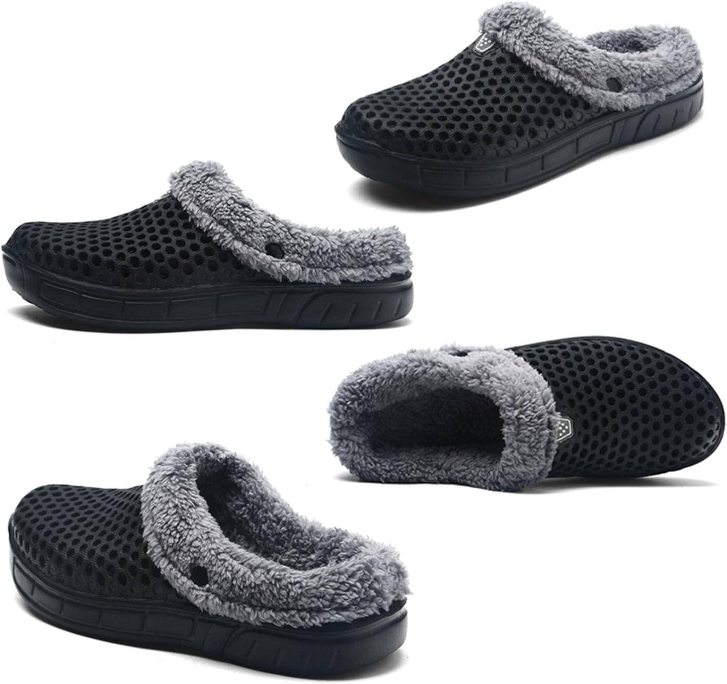 EP | Chaussons d'extérieur classiques en fourrure de jardin moelleuse