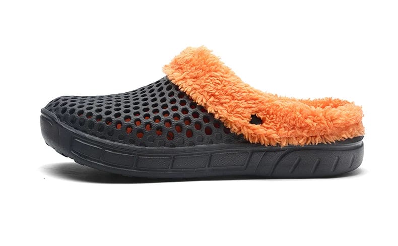 EP | Chaussons d'extérieur classiques en fourrure de jardin moelleuse