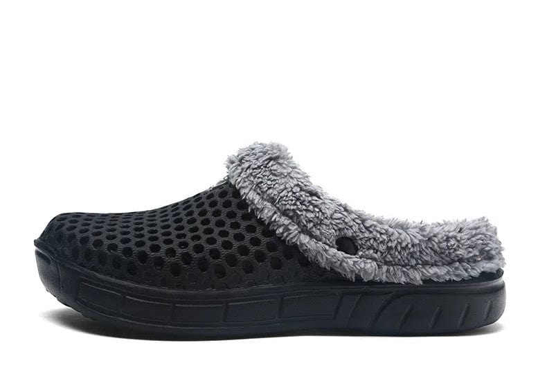 EP | Chaussons d'extérieur classiques en fourrure de jardin moelleuse