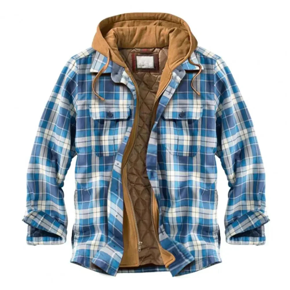 EP | Veste à capuche en flanelle de coton