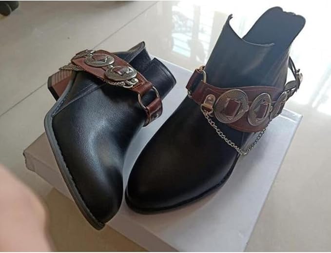 EP | Chunky Mid Heel Chaussures Vintage