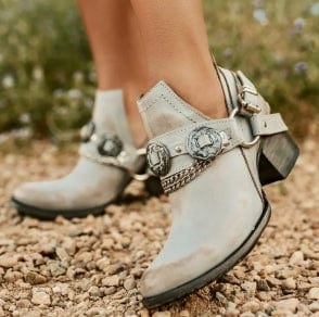 EP | Chunky Mid Heel Chaussures Vintage