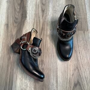 EP | Chunky Mid Heel Chaussures Vintage