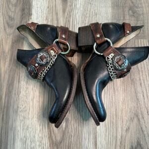EP | Chunky Mid Heel Chaussures Vintage