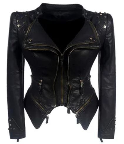 EP | Veste en similicuir pour femme